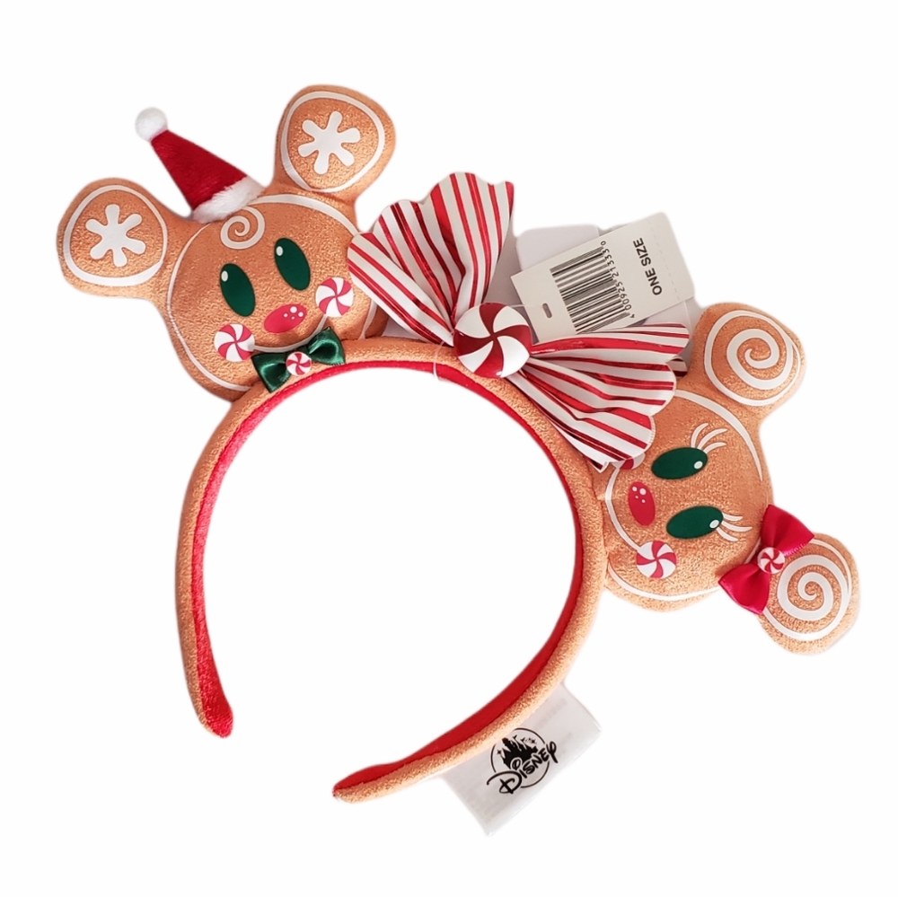 B2G1 NWT Disney Parks Gingerbread Mickey Ears